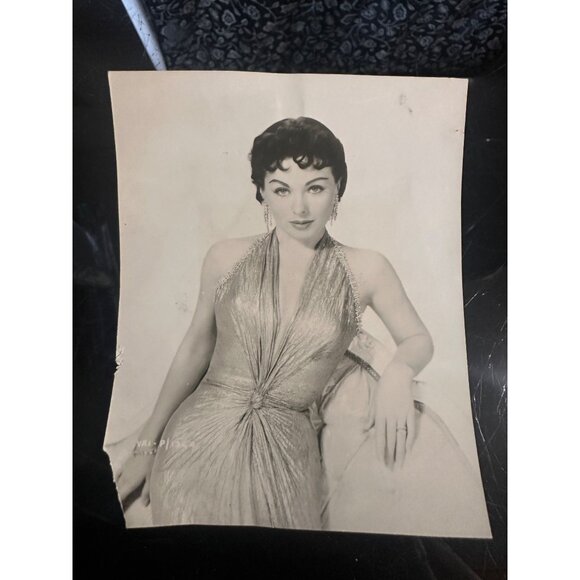 Vintage Jeanne Crain Photo European Actress Black & White 3.5x4.5" Glamour Portr - Picture 2 of 13